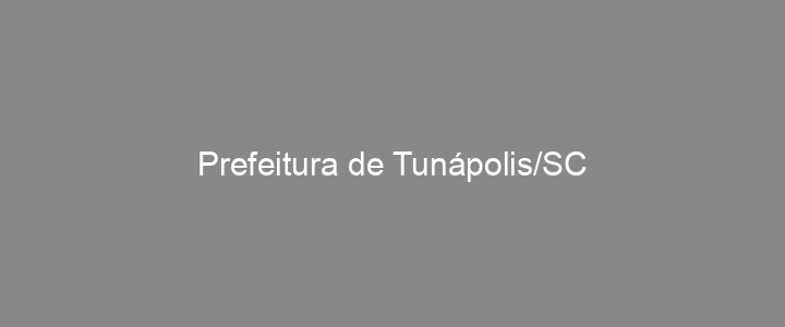 Provas Anteriores Prefeitura de Tunápolis/SC